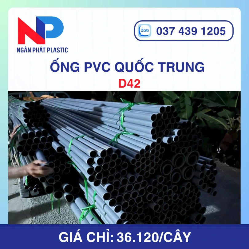 Ống Nhựa D42 Quốc Trung